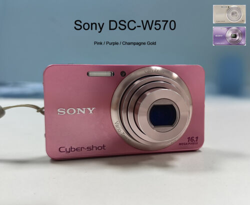 Sony Cyber shot DSC-W570 16.1MP 5x Optical Zoom Compact Digital Camera