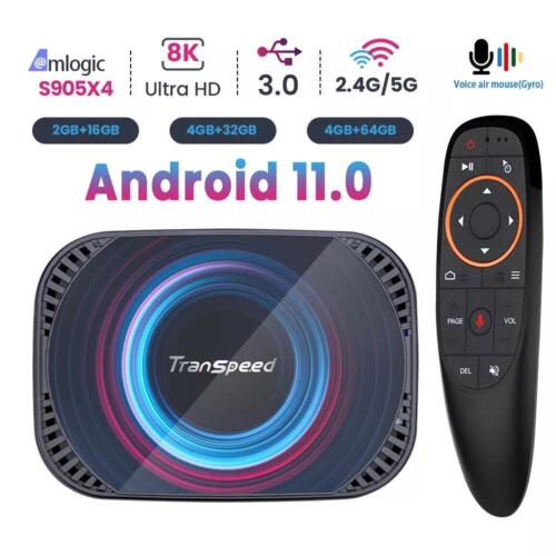 Android 11 TV Box 3D 128G rapide double Wifi lecteur multimédia 8K Set top box