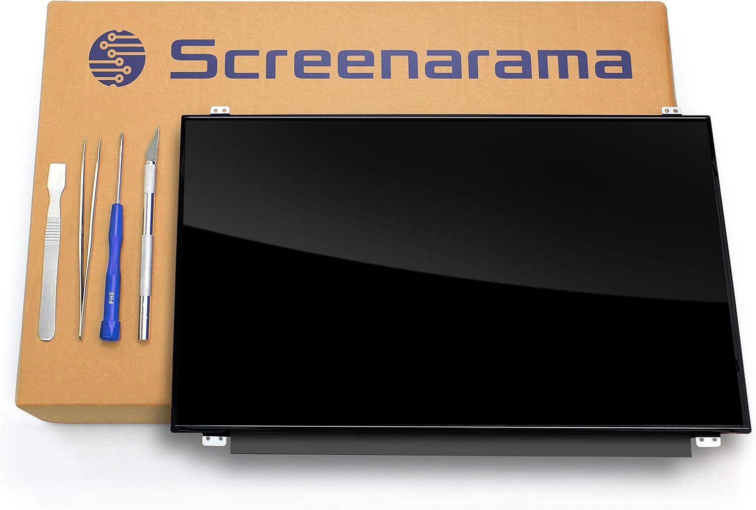 SCREENARAMA New Screen Replacement for Sony VAIO SVE151G11L, HD 1366×768, Glossy, LCD LED Display with Tools