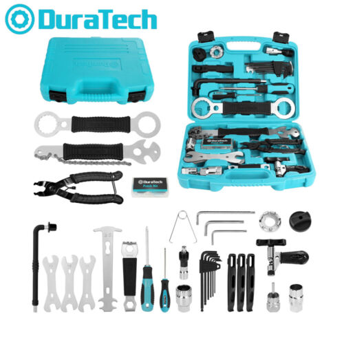 DURATECH 41PCS Bicycle Tool Kit Bike Tool Kit w/Storage Box Bike Repair Tool Kit