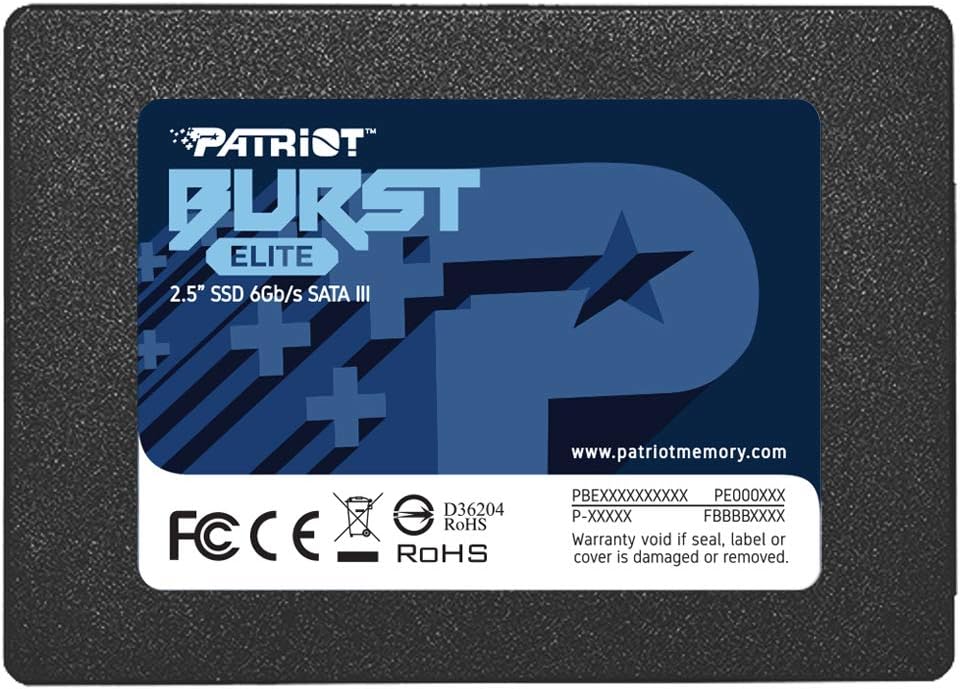 Patriot Burst Elite SATA 3 960GB SSD 2.5″ Solid State Drive