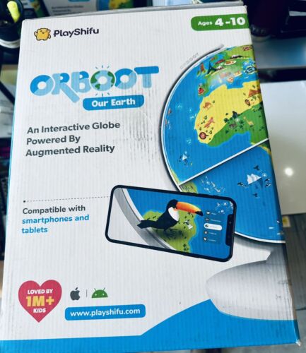 New Orboot Earth Augmented Reality Interactive Globe  DAMAGED BOX