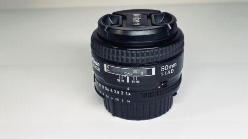 Nikon NIKKOR AF 50mm f/1.4D Lens – Black Great condition