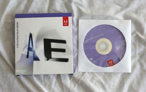 Adobe After Effects CS5.5 for Windows Retail Version with Serial Number