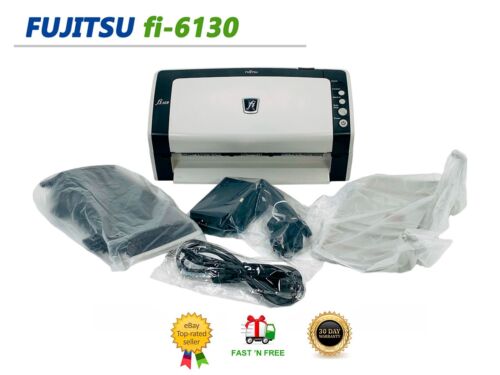 Fujitsu Fi-6130 Advanced Document Scanner for Efficient Workflow w/Accessories