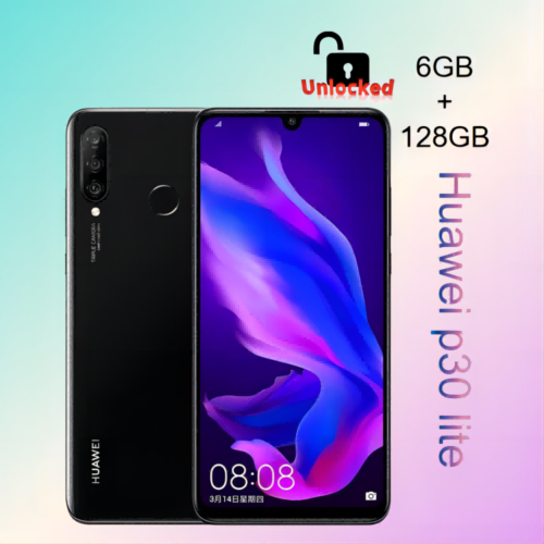 Smartphone Huawei P30 Lite  6+128GB Android  Unlocked 6.15in New saled