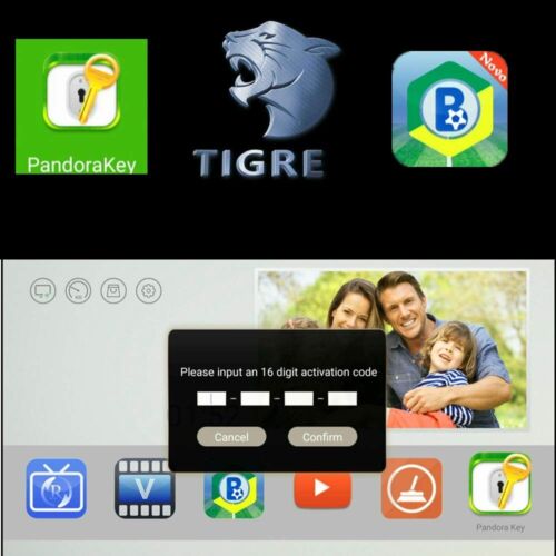 Recarga Anual Brasil TV para Todas TIGRE BOX ou que tenha BRTV APP