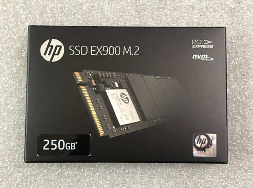 HP SSD EX900 2YY43AA#ABC 250GB NVMe PCIe M.2 2280 Solid State Drive SSD *SEALED*