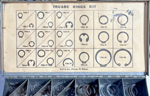 Vintage HPC Truarc Rings Assortment Kit