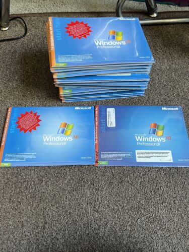 OEM MICROSOFT WINDOWS XP PROFESSIONAL Version 2002 New Sealed W/ Key