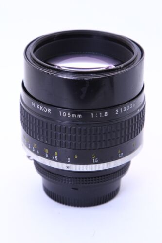 NIKON NIKKOR 105MM F1.8 105/1.8 AI-S AIS LENS FOR DSLR FREE SHIPPING FROM USA