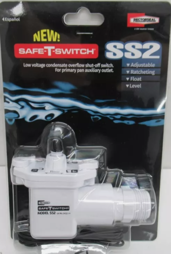 NEW SAFE-T-SWITCH SS2 #97087 Condensate Overflow shut-off, RECTORSEAL FREE SHIP