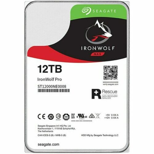 New Seagate IronWolf Pro 12TB 7200RPM SATA 6Gb/s 3.5″ NAS HDD ST12000NE0008