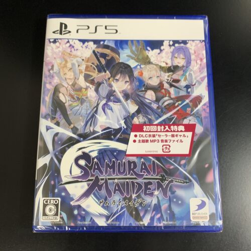 Unopened PS5 Samurai Maiden Sony PlayStation 5 D3 Publisher Sealed Action JP