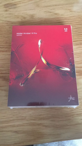 HOT Adobe Acrobat XI 11 Pro / Professional Win English NEW Sealed DVD