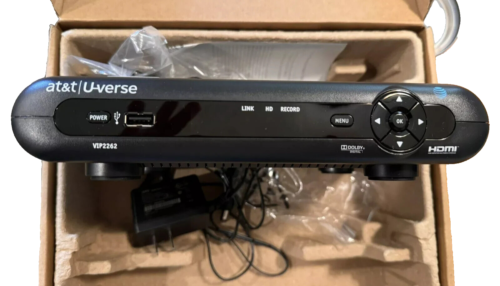 AT&T Uverse Arris VIP2262 IPTV Receiver High-Definition Set-top with DVR