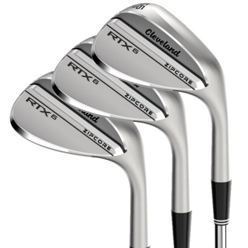 Cleveland RTX 6 Tour Satin 52*, 56*, 60* Wedges Mid Bounce Right Hand – 3 Pack