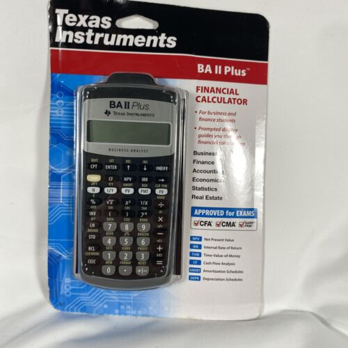 Texas Instruments BA II PLUS Business Analyst Calculator