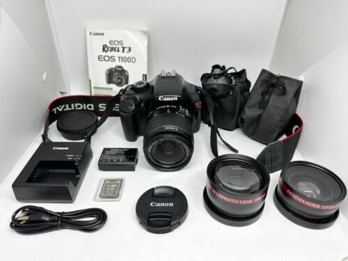 Canon EOS Rebel T3 12.2MP Digital SLR Camera w/ 18-55mm 3.5-5.6 IS II Lens