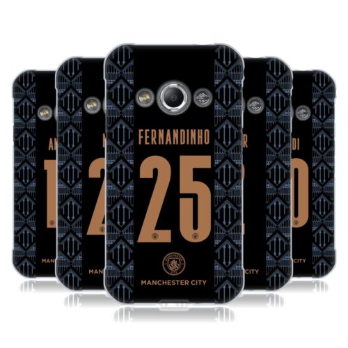 MAN CITY FC 2020/21 PLAYERS AWAY KIT GROUP 2 SOFT GEL CASE FOR SAMSUNG PHONES 4