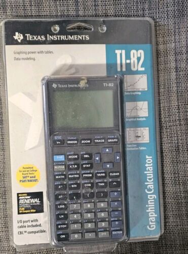 Texas Instruments TI-82 Graphing Calculator Instruction New Seald