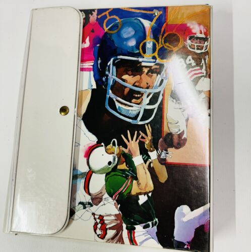 Vintage Mead Data Center Sports Football Cheerleaders Binder Folder (s2)