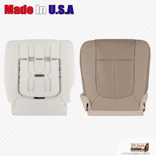 2015 2016 Ford F250 F350 Lariat Driver Bottom Leather Cover + Foam Cushion Tan