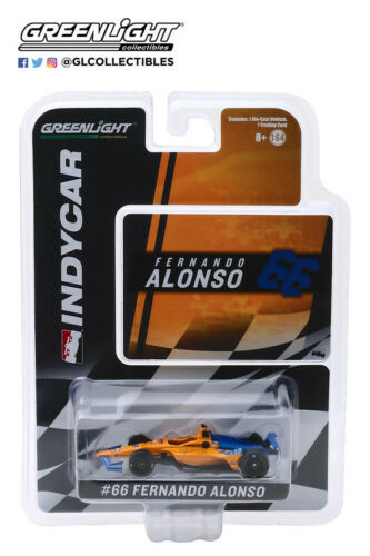 Fernando Alonzo 2019 10845 Greenlight 1/64 #66 Dell Technologies Indy Car