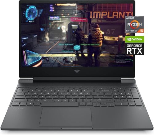 HP Victus 15-fb0020nr Gaming Laptop RTX 3050 TI 4GB Ryzen 5, 8GB RAM 512GB SSD