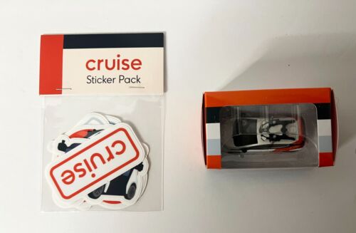 Industrial Diecast Design REPLICA Poppy Cruise Autonomous Vehicle Promo Stickers