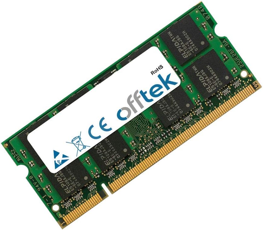 OFFTEK 2GB Replacement Memory RAM Upgrade for Sony Vaio VGN-SR290 (DDR2-6400) Laptop Memory