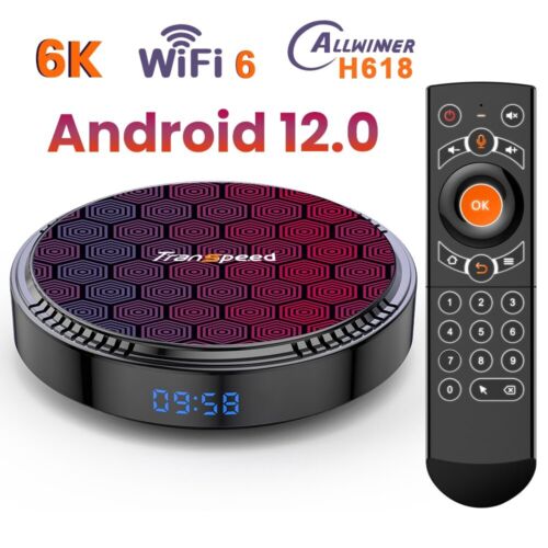 TV Box WiFi5 BT5.0 H618 Support 8K 4K Quad Core WiFi Voice Assistant Set Top Box