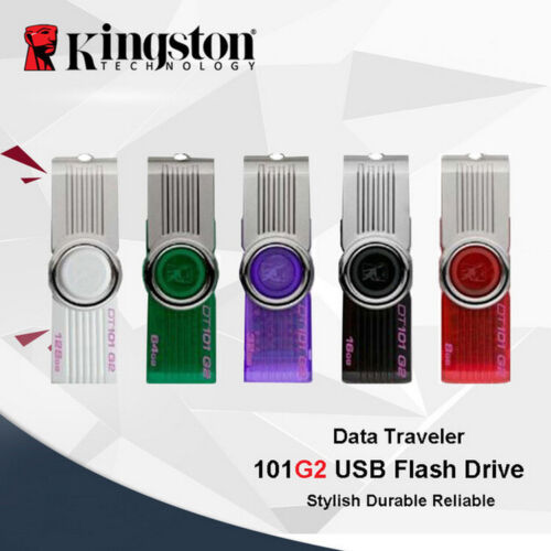 Rotate Kingston DT101 2GB-512GB USB 2.0 Flash Drive Memory Stick Storage Device