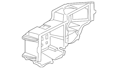 Genuine GM HVAC Heater and Air Conditioning Evaporator Case 52486375