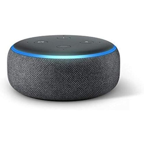 Amazon Echo Dot Smart Assistant with Alexa Charcoal Fabric Demo Unit for Parts