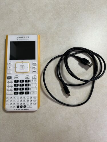 Texas Instruments TI Nspire CX II Graphing Calculator w/ Charger – No Cover