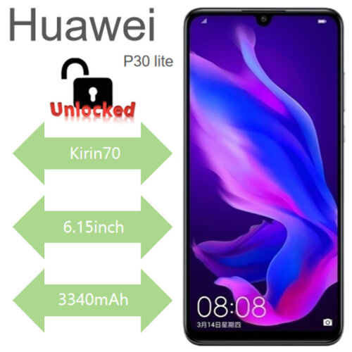 New Huawei P30 Lite 6.15”Android | New Sealed 4/6+128GB Unlocked – Big Sale