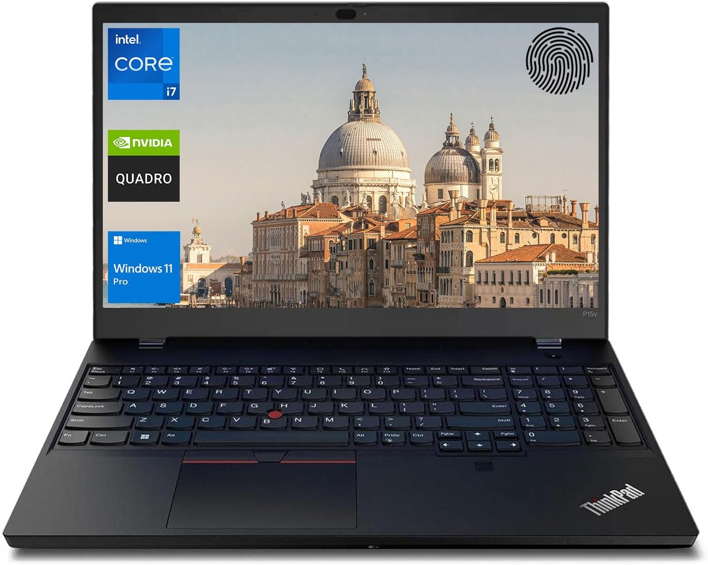 Lenovo ThinkPad P15v Gen 3 Business Laptop, 15.6″ FHD Display, Intel Core i7-12700H, NVIDIA Quadro T1200, 64GB DDR5 RAM, 4TB SSD, HDMI, Webcam, FP Reader, SD Card Reader, Wi-Fi 6, W11 Pro, Black