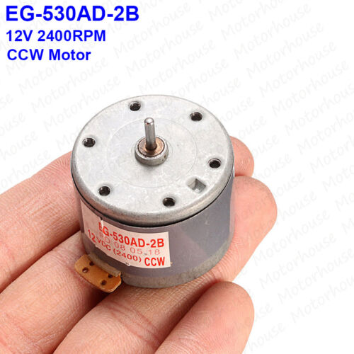 DC 12V CCW 2400RPM EG-530AD-2B Recorder Motor Audio Spindle Motor for Tape Deck