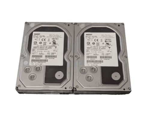 LOT OF 2 HGST 3TB 0B26924 3.5″ SAS Server Hard Drive 512 Format HUS724030ALS640