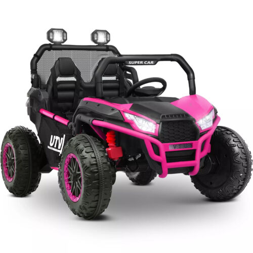 Fillfulfun 24V 800W Ride on UTV 21” XL 2-Seater 2WD/4WD Switchable Off-road Car