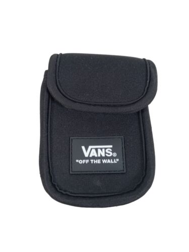 Vans Neoprene Pouch Black Bag Small Storage Device Bag Clip Skater Accessory