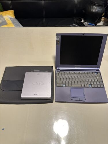 Sony Vaio PCG-N505E Rare Y2K Japanese Laptop Windows 2000 WORKS