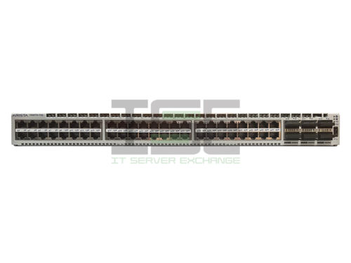 Arista DCS-7050TX-72Q-R 48x 10GbE RJ45 6x 40GbE QSFP+ Data Center Switch + Rails