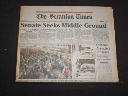 1999 JAN 4 THE SCRANTON TIMES NEWSPAPER – SENATE SEEKS MIDDLE GROUND – NP 8392