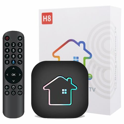 H8 HTVBOX Brazil 2023 S905X4 64-bit Quad Core ARM Cortex A55 Android 11 IPTV BOX