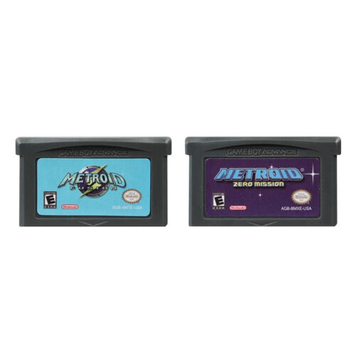 Metroid Game Cartridges Gameboy Advance GB/GBA/NDS