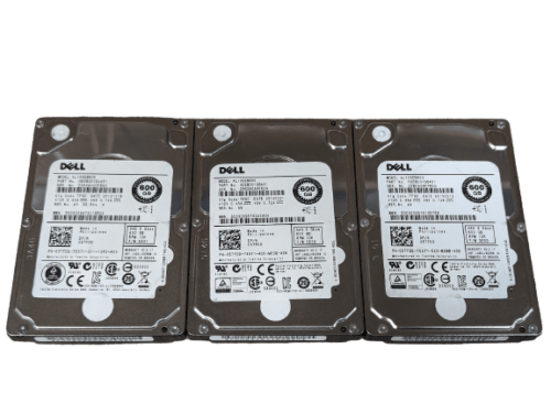 LOT OF 3 Dell 5TFDD 600GB Enterprise 2.5″ SAS Hard Disk Drive AL13SEB600