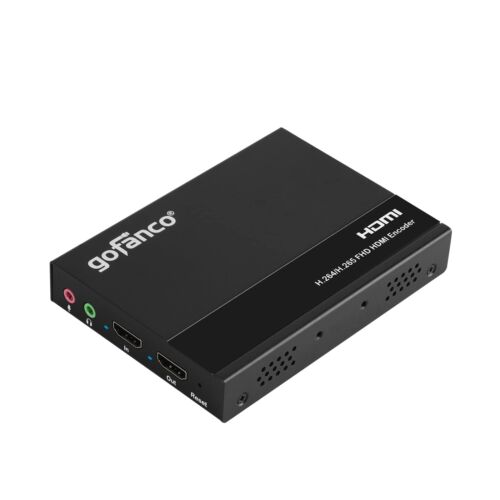 gofanco H.265 H.264 HDMI IPTV Encoder – 1080p @60Hz, Loopout, Audio Extractio…