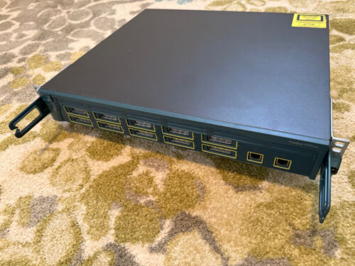 Cisco Catalyst WS-C3550-12G 10-Ports GBIC, 2-Ports 10/100/1000 Ethernet Switch